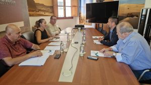 Reunión del Consejo Social con la Presidencia del Cabildo de Fuerteventura.